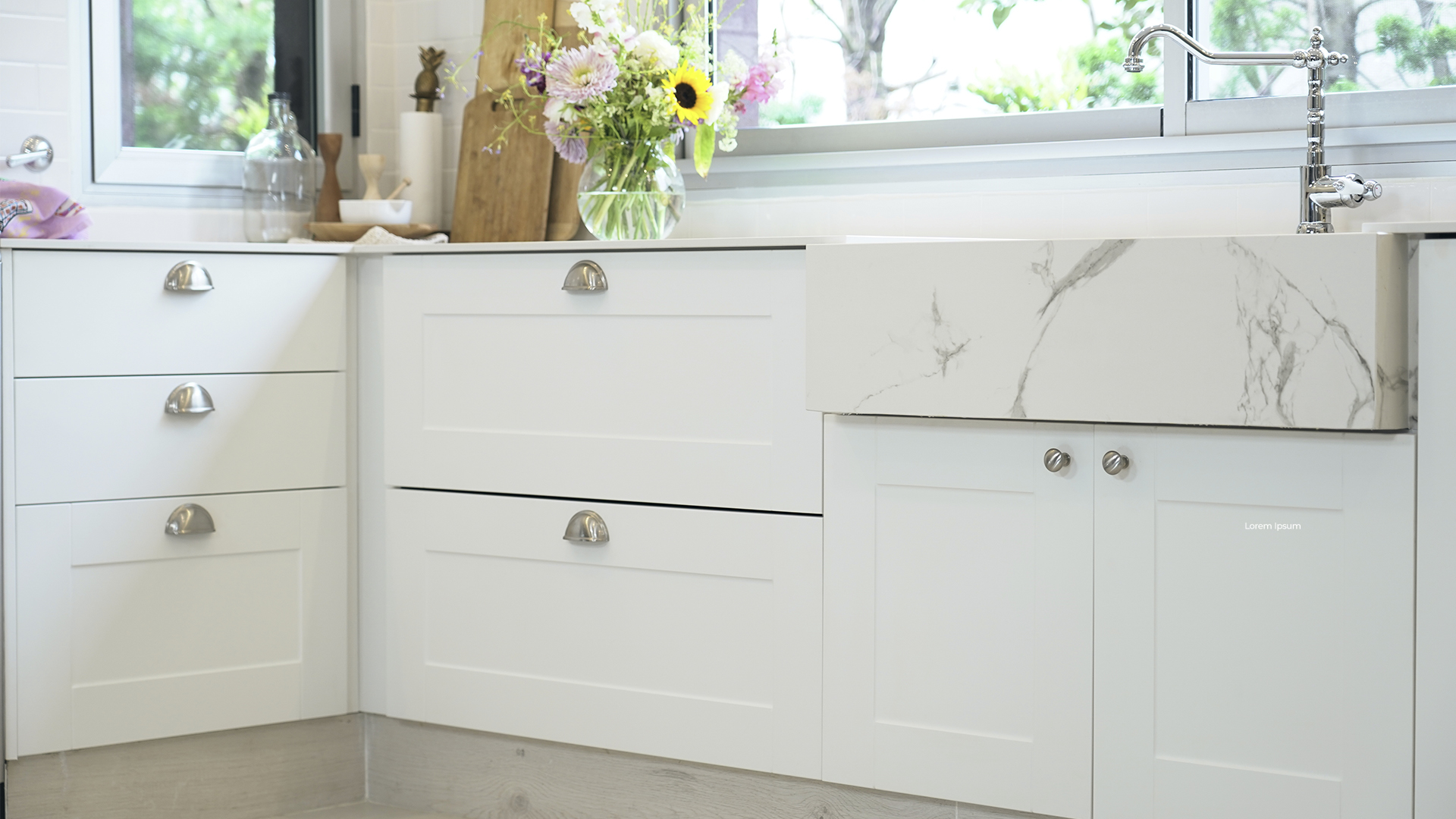 Colonia · Reno Life · PVC blanco texturado