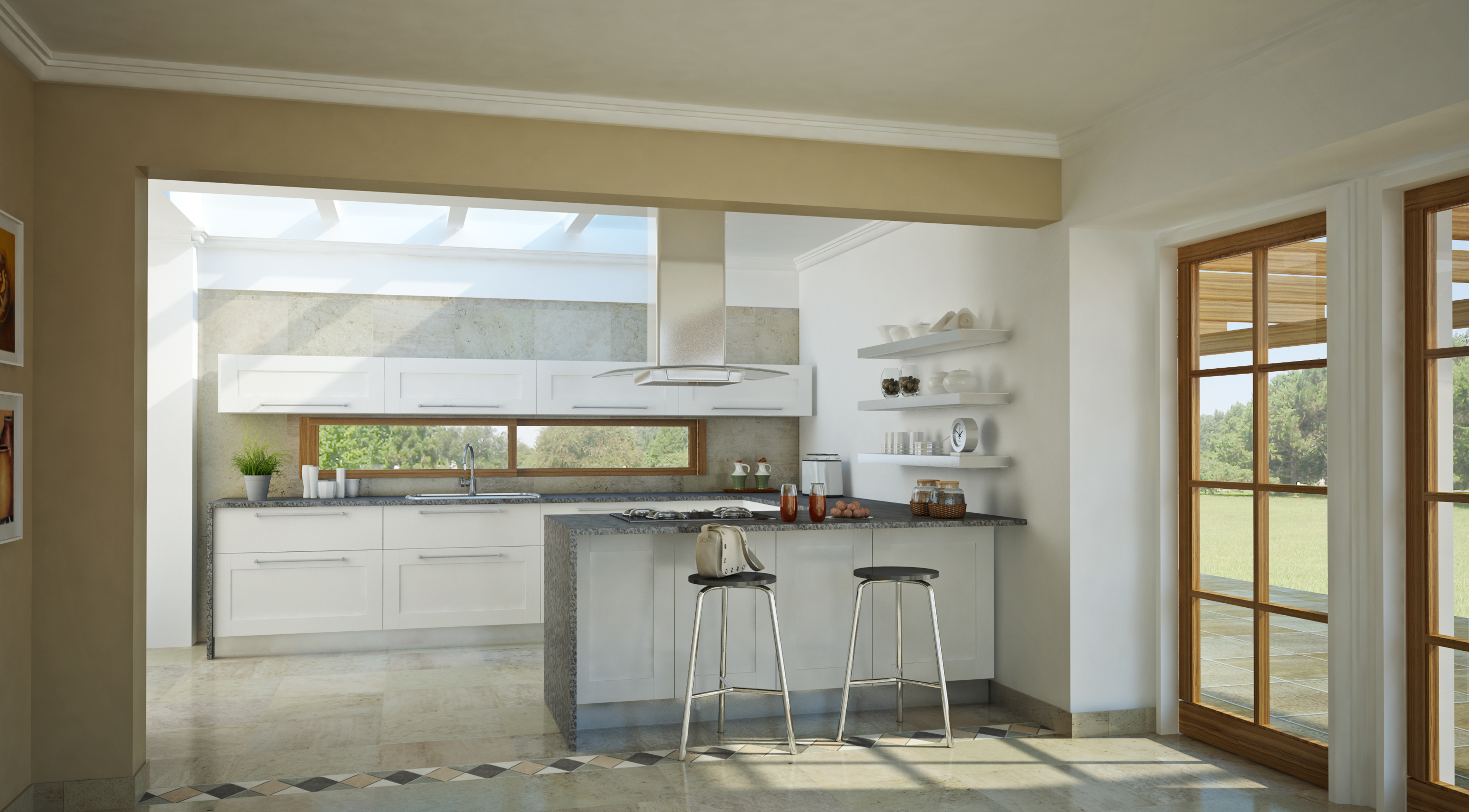 Colonia · Reno Life · PVC blanco texturado